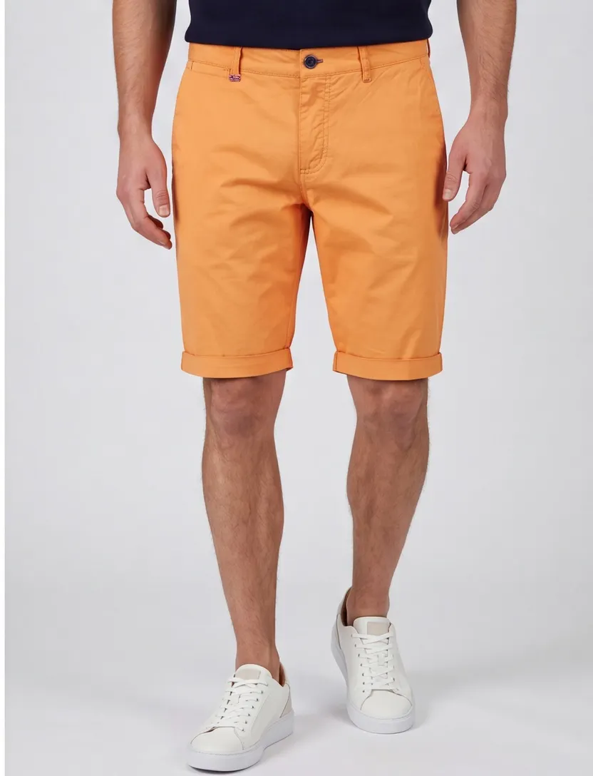 Korte broek A Fish Named Fred oranje slim fit
