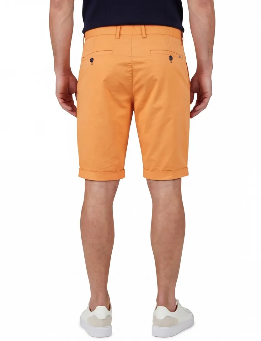 Korte broek A Fish Named Fred oranje slim fit