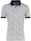 A Fish Named Fred poloshirt blauw geprint citroen