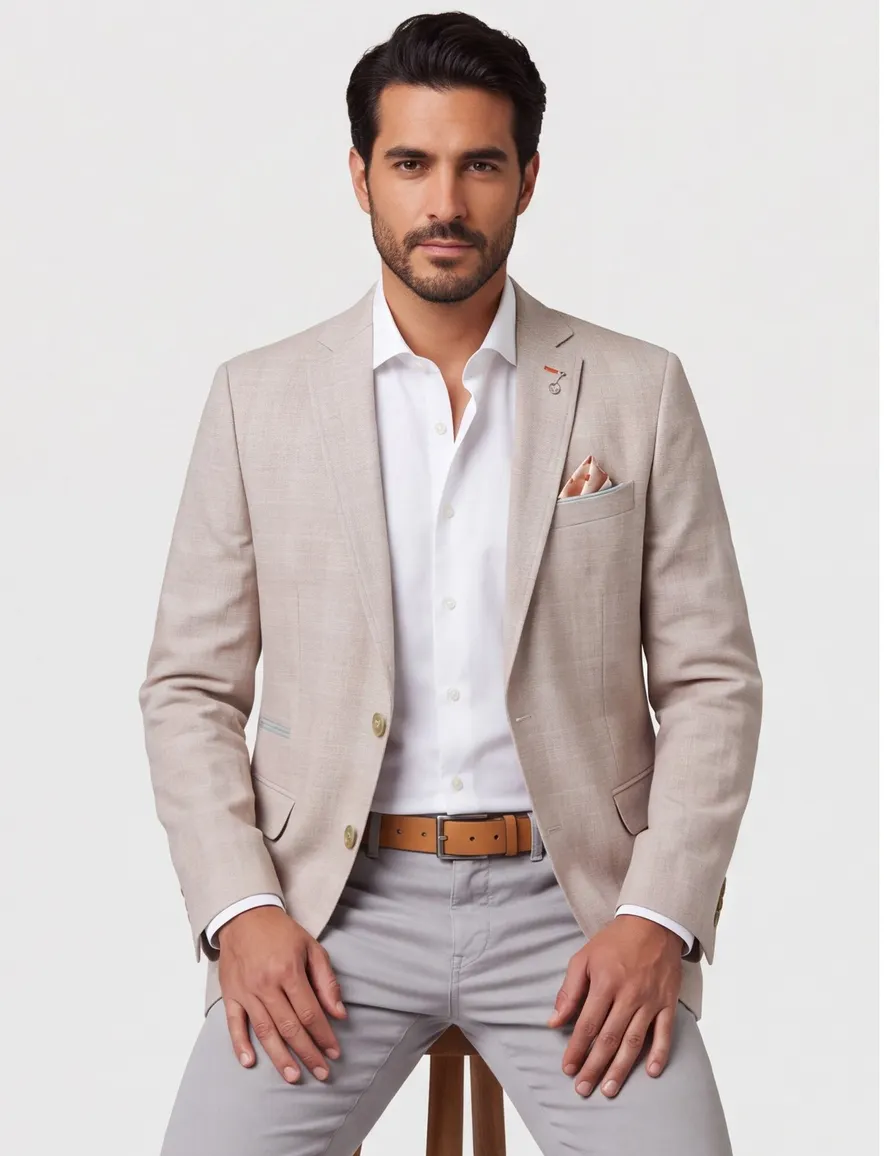 A Fish Named Fred colbert beige geruit polyester
