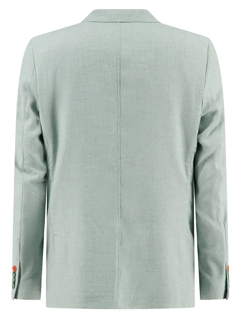 colbert A Fish Named Fred groene knopen groen effen