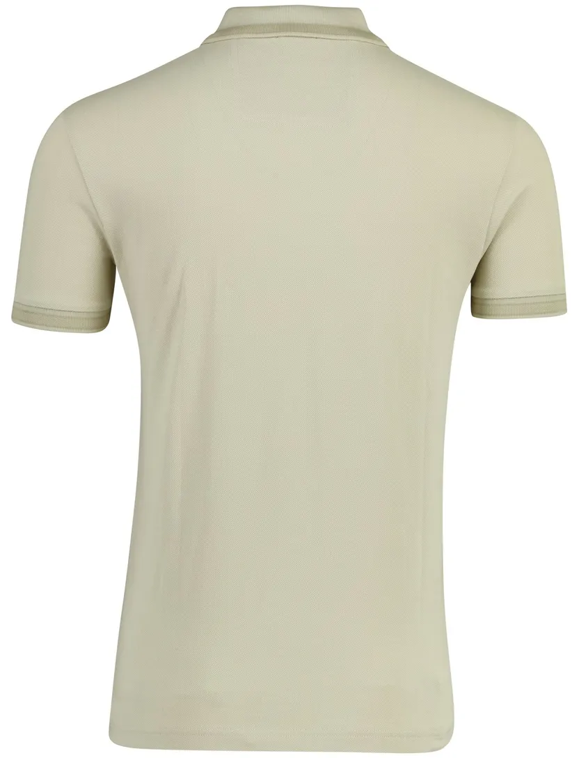 Poloshirt Boss Green Paddy beige 3 knoops pique