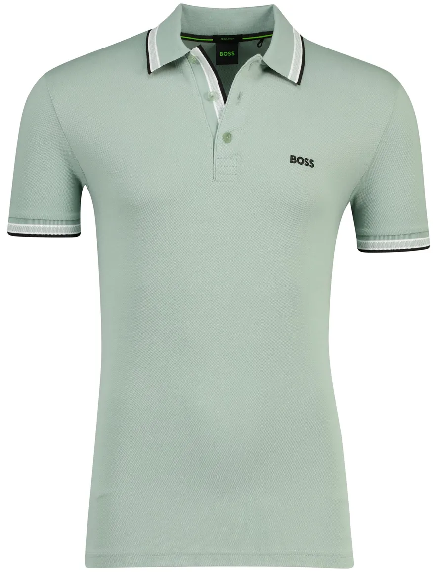 Boss Green Paddy polo groen regular fit