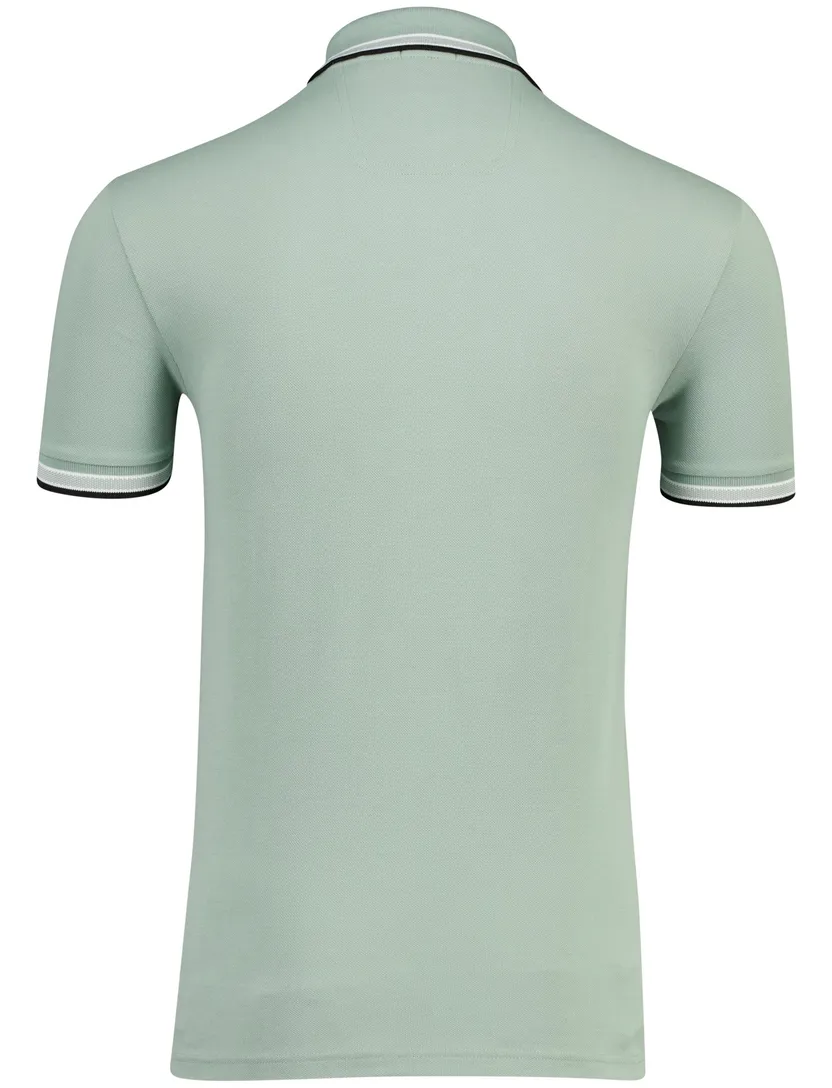 Poloshirt Boss Green paddy 3 knoops groen pique