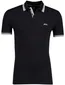 Polo Boss Green Paddy poloshirt zwart pique effen
