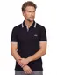 Boss Green Paddy poloshirt regular fit pique zwart