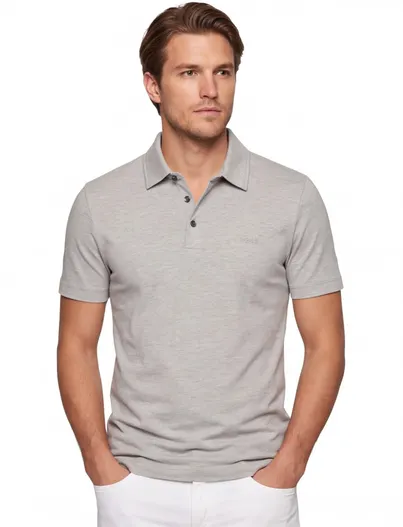 Hugo Boss Boss Black polo grijs