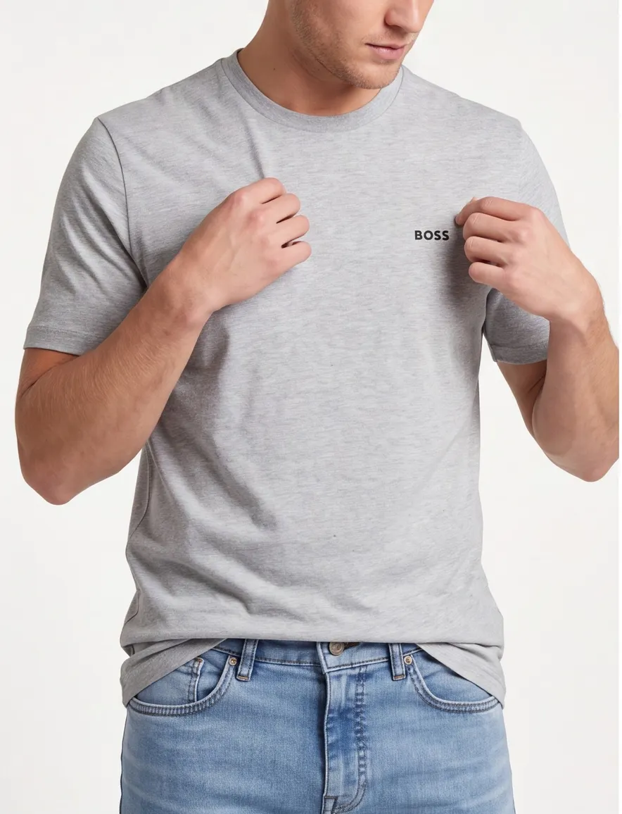 Boss shirt grijs ronde hals