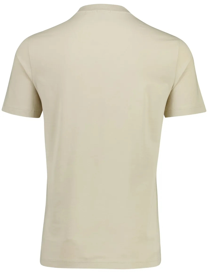 Boss Green tee t-shirt beige logo katoen