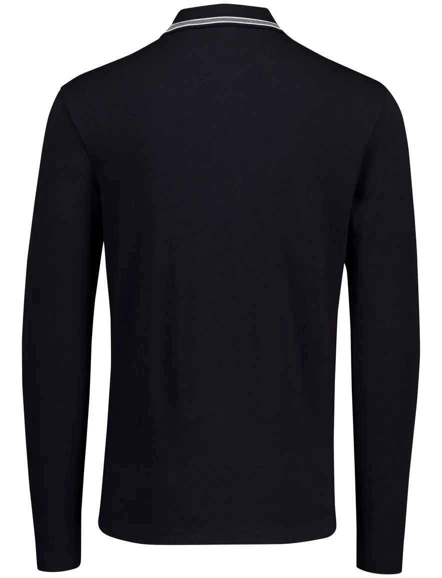 Boss Green polo donkerblauw effen