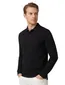BOSS Green Pirol polo effen zwart lange mouw