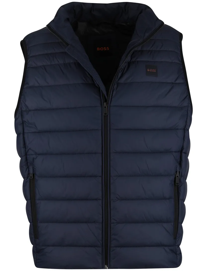 Donkerblauwe BOSS Orange Odeno2 bodywarmer