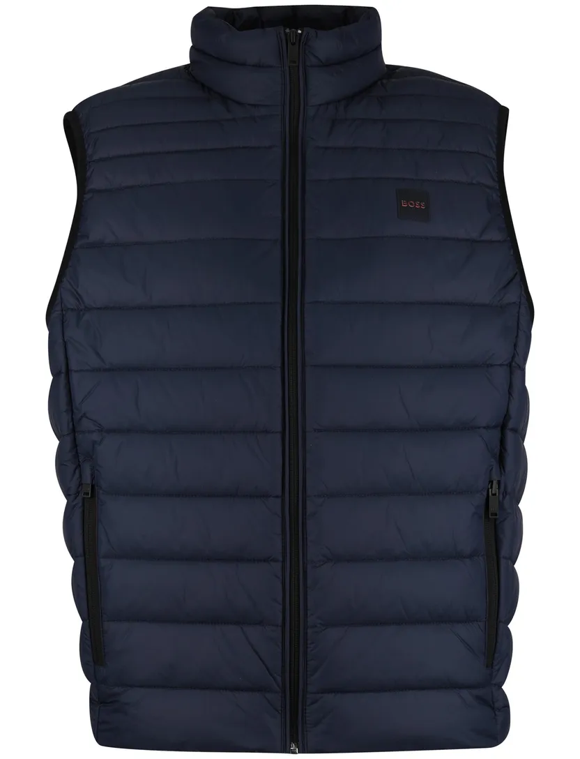 Donkerblauwe BOSS Orange Odeno2 bodywarmer