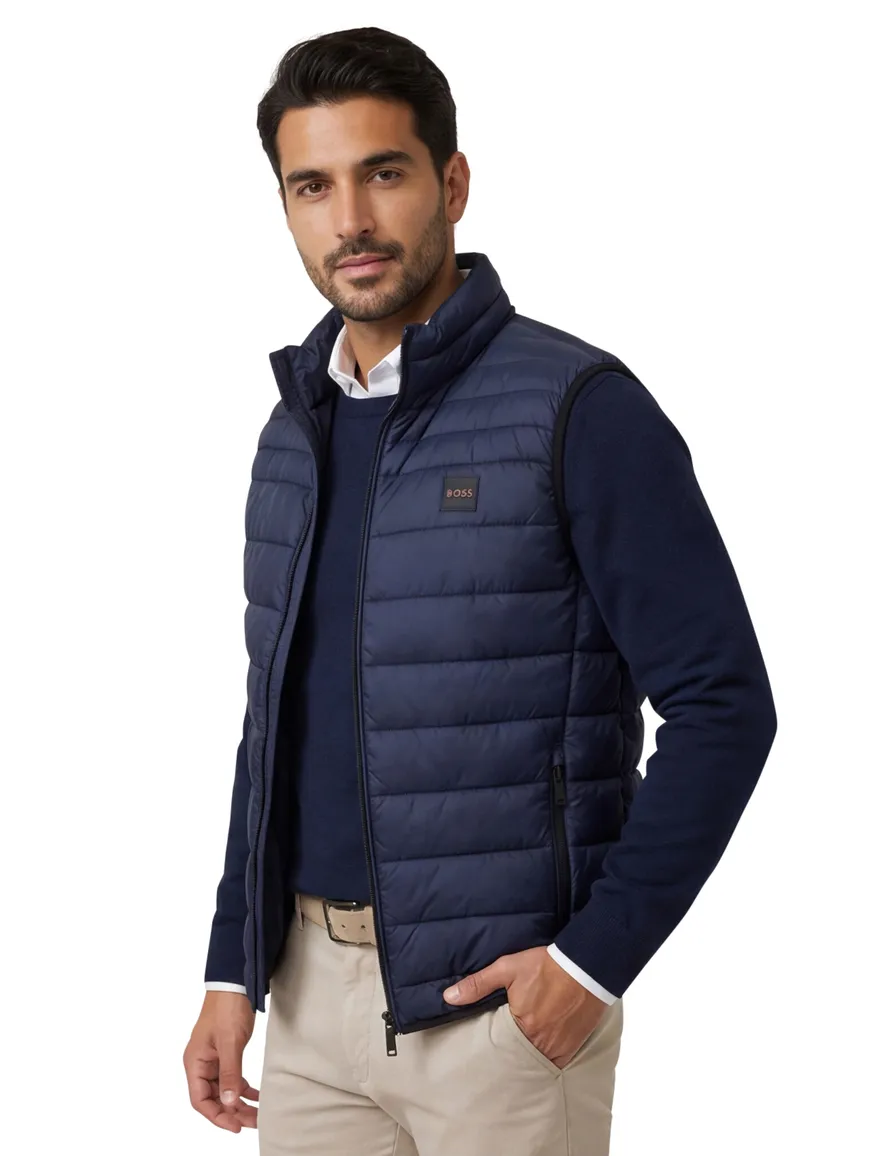 BOSS Orange Odeno2 donkerblauwe bodywarmer