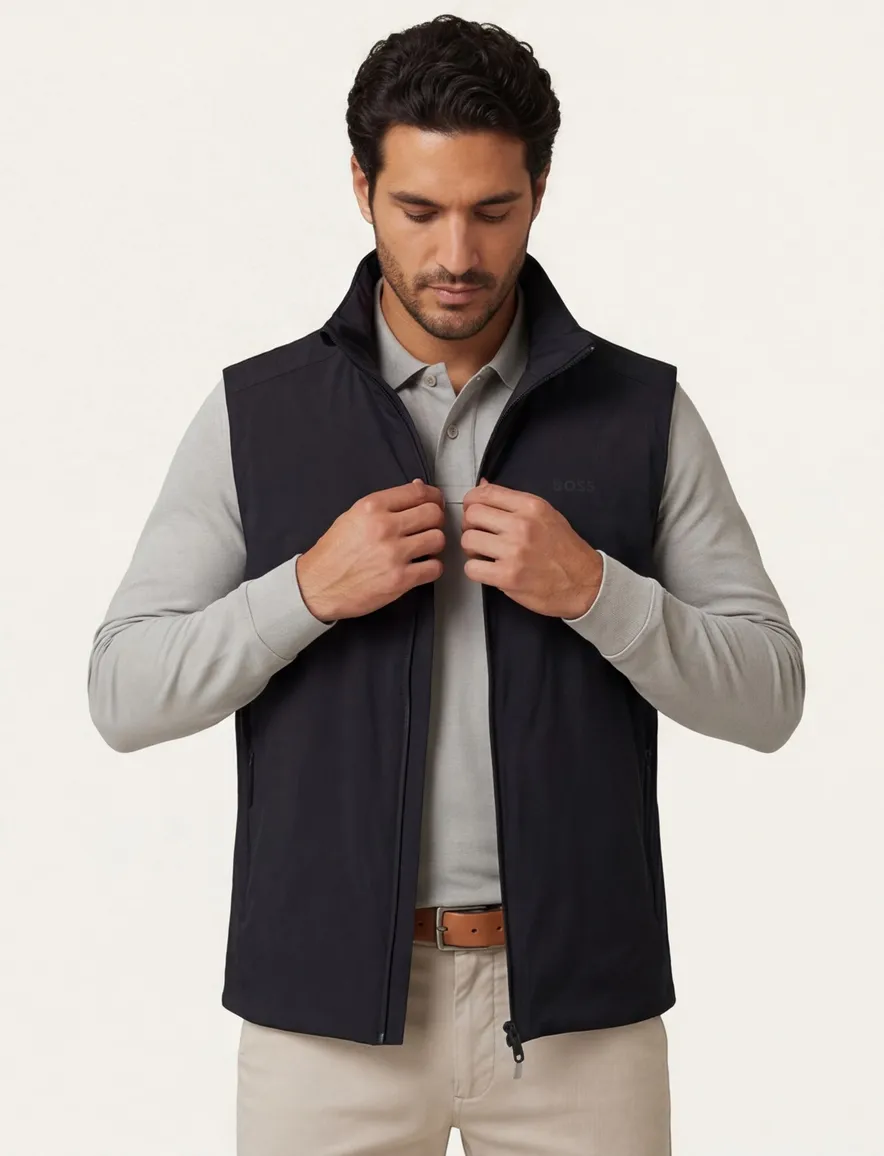 Bodywarmer Boss Green Lite-x diep donkerblauw