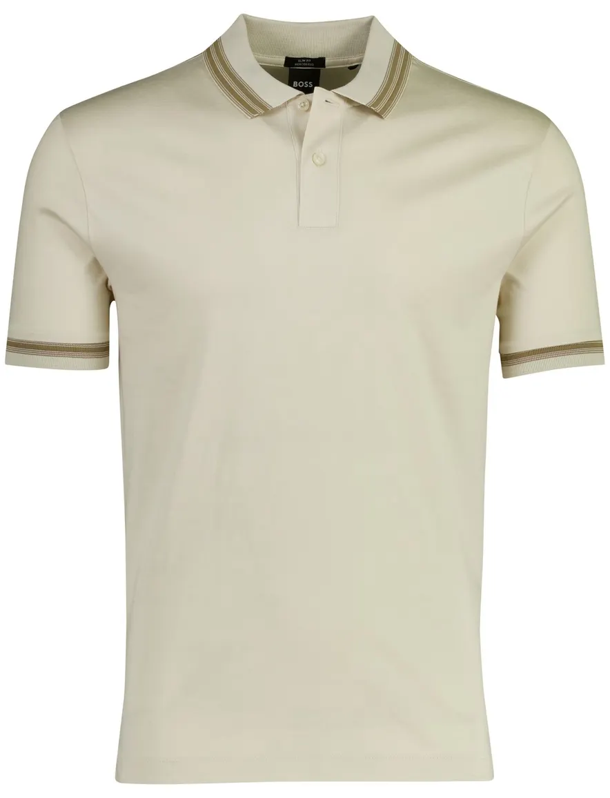 Boss Black polo beige slim fit