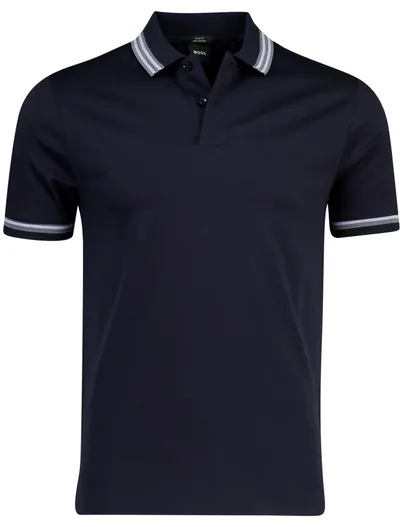 Hugo Boss Boss Black poloshirt H-Phillipson slim fit 2-knoops navy