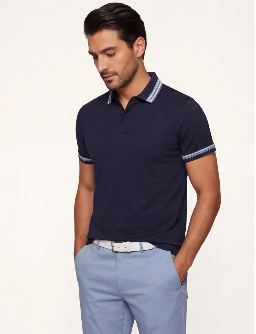 Boss Black H-Phillipson poloshirt jersey navy