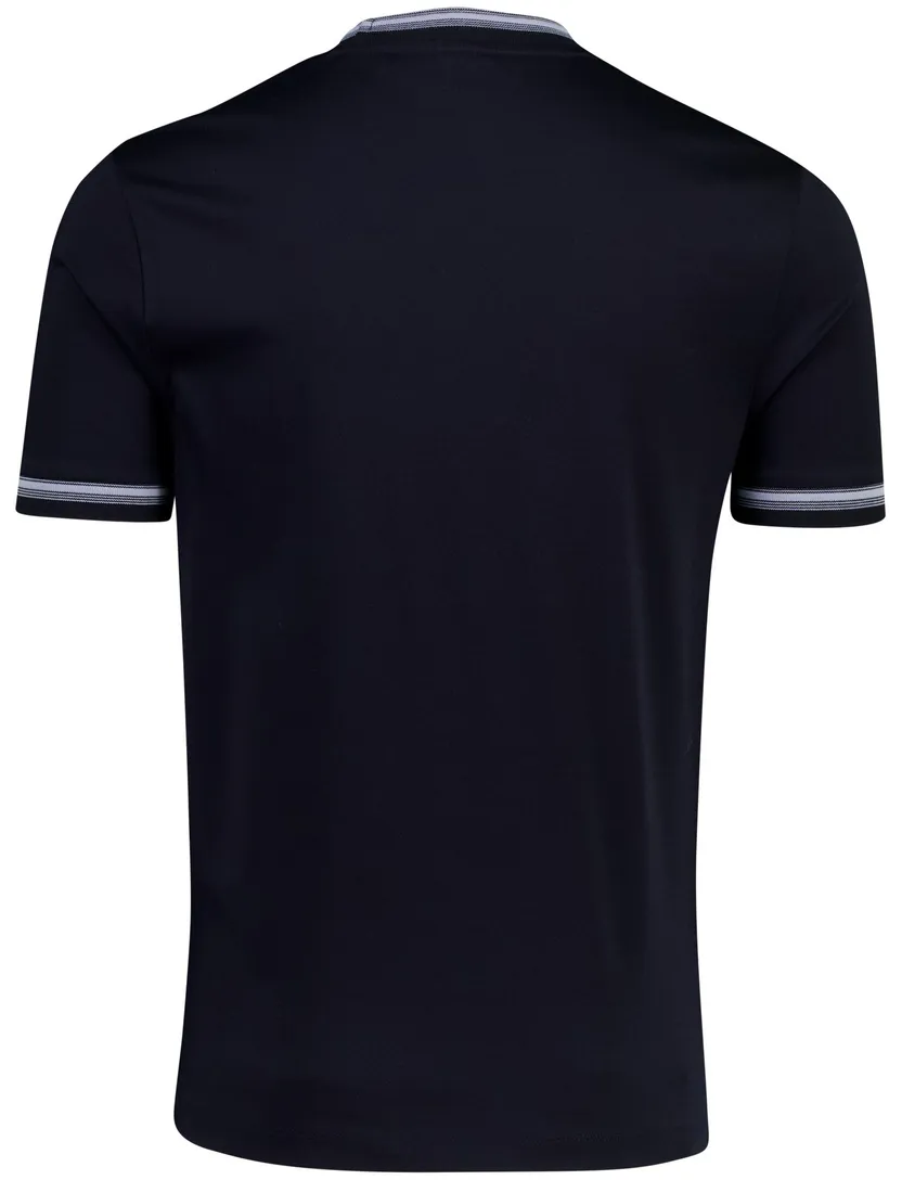 Navy katoenen ronde hals t-shirt Boss Black H-Tessler