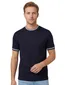 Navy katoenen ronde hals t-shirt Boss Black H-Tessler