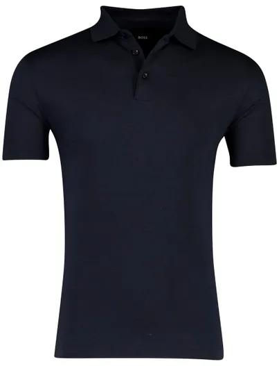 Hugo Boss BOSS Black poloshirt donkerblauw normale fit
