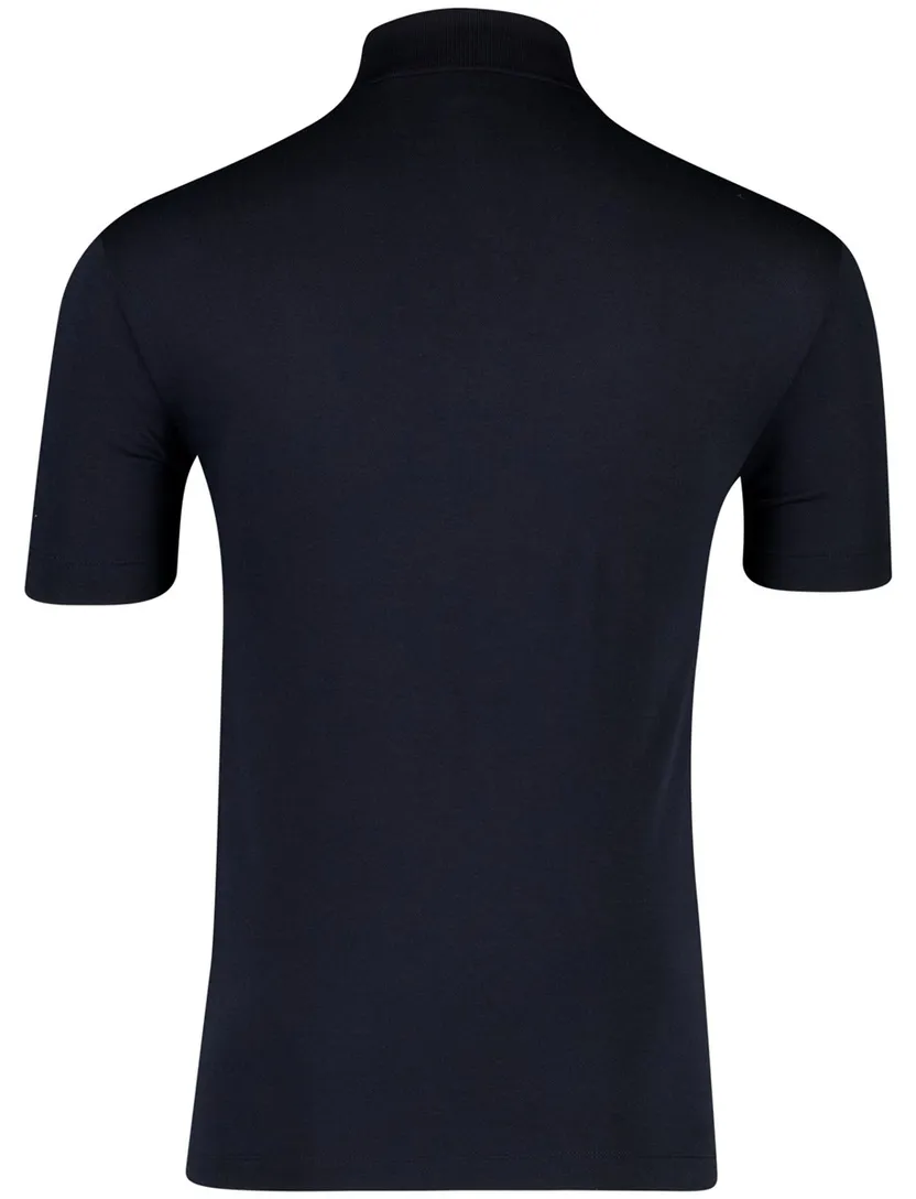 Poloshirt BOSS Black nay normale fit 3 knoops