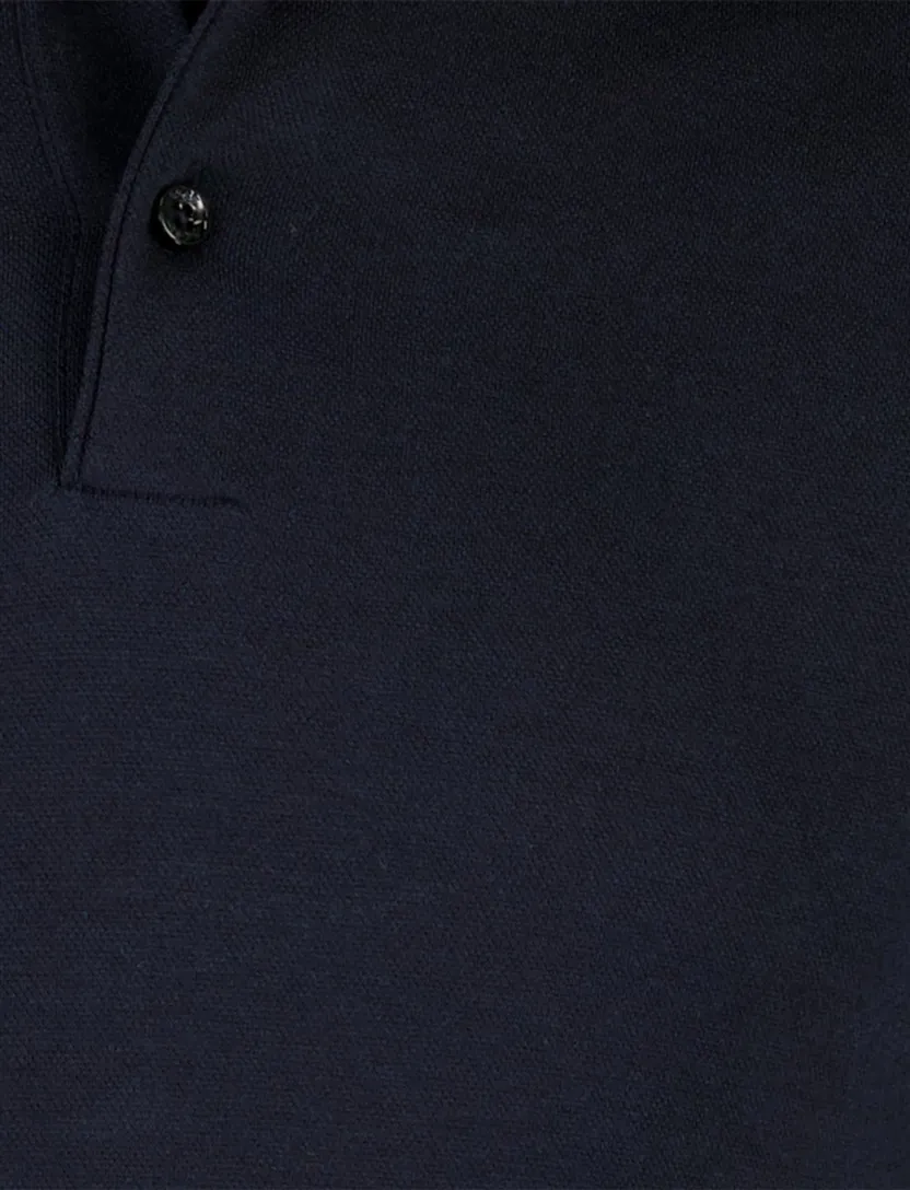 Poloshirt BOSS Black nay normale fit 3 knoops