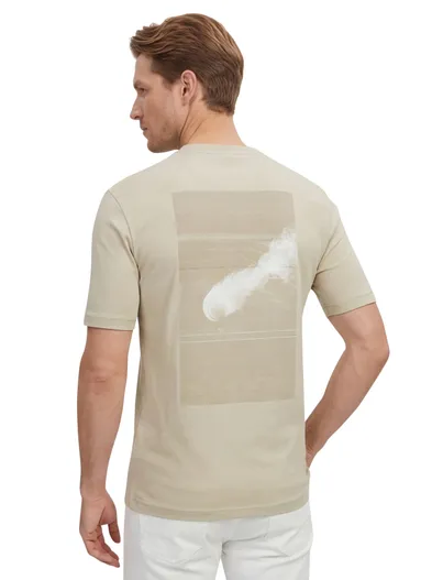 Hugo Boss Boss Green TS join grx t-shirt met opdruk beige