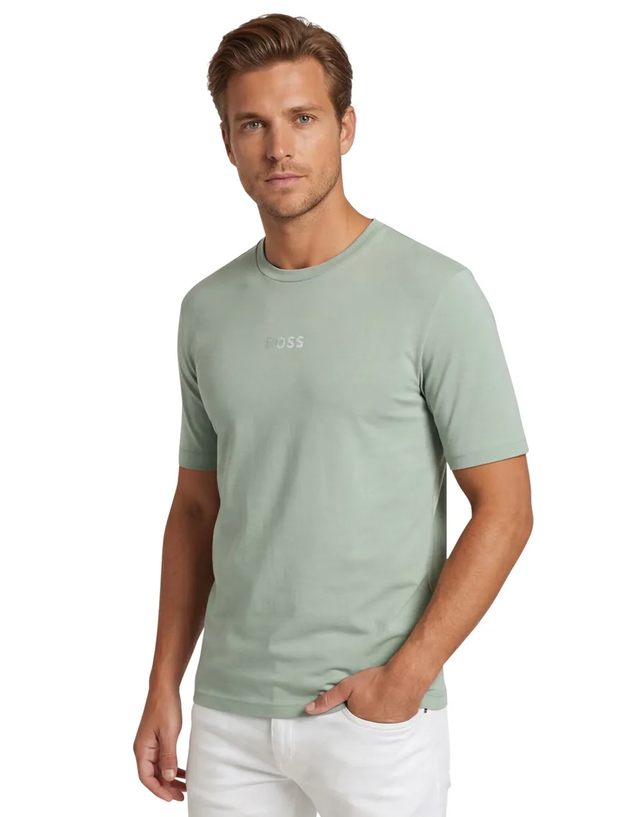 Boss Green TS join grx t-shirt met opdruk groen