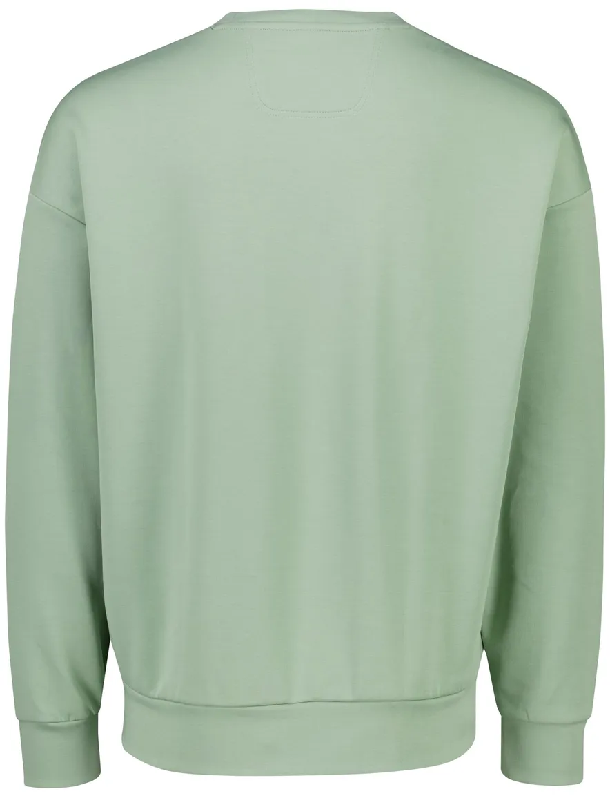 Groene katoenen trui BOSS Green ronde hals