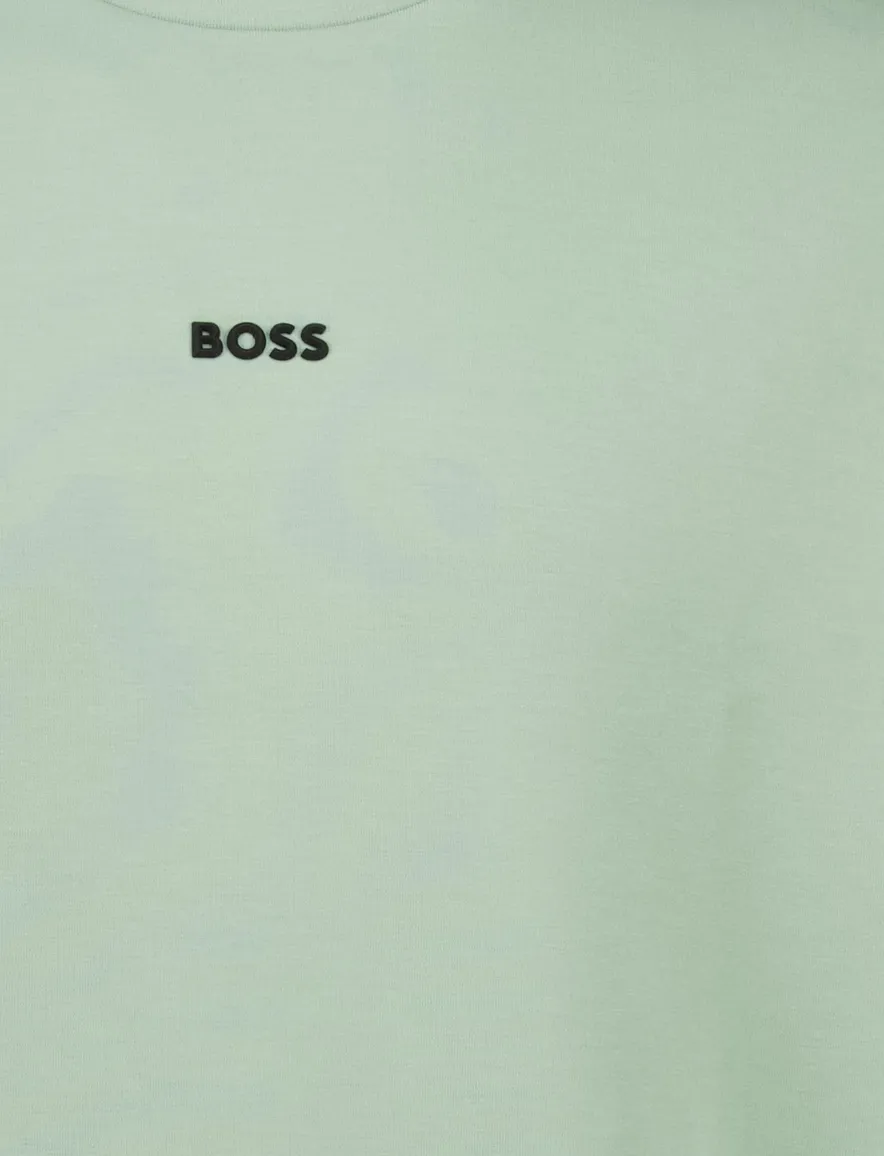 Groene katoenen trui BOSS Green ronde hals