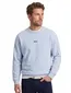 BOSS Green lichtblauw sweater Stenson oversized fit effen