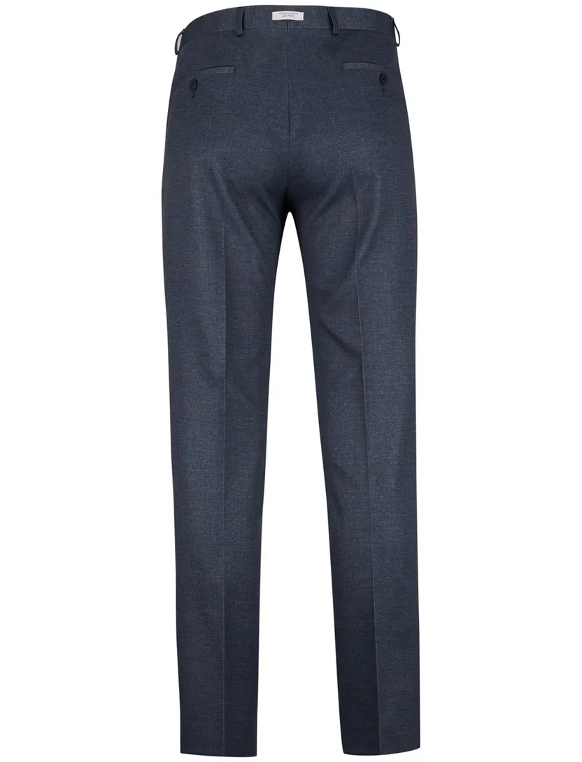Roy Robson pantalon bandplooi blauw slim fit