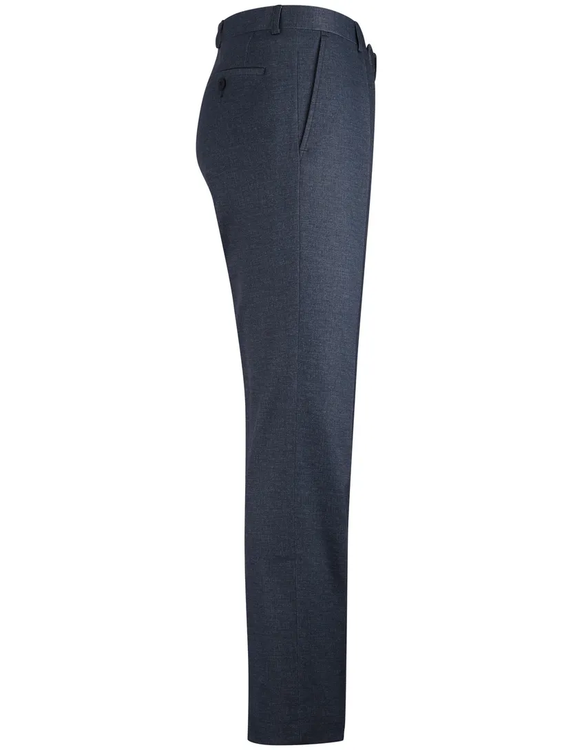 Roy Robson pantalon bandplooi blauw slim fit