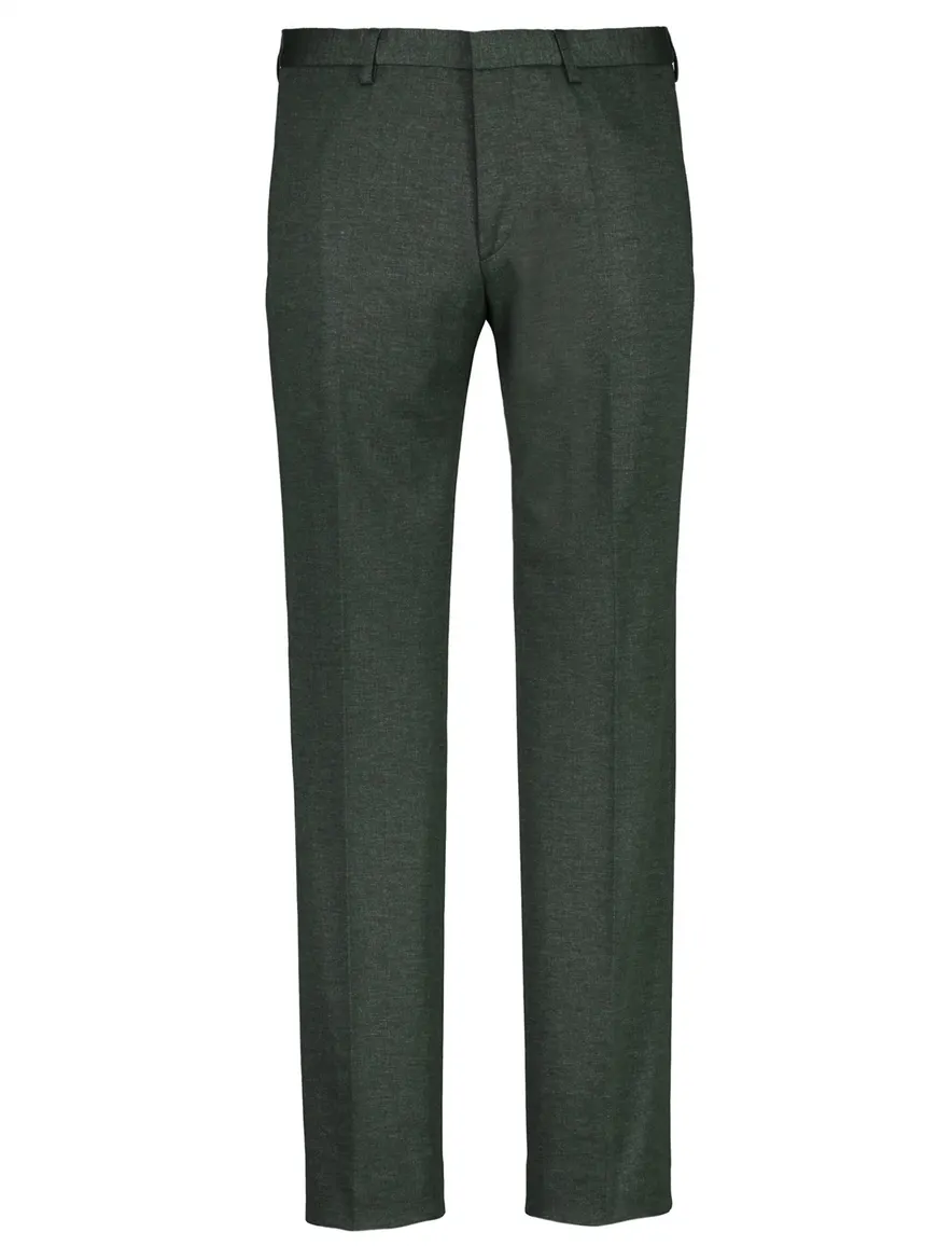 Roy Robson regular fit pantalon groen