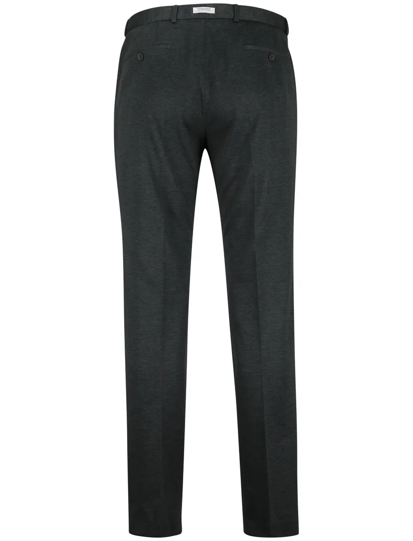 Roy Robson pantalon bandplooi antraciet normale fit