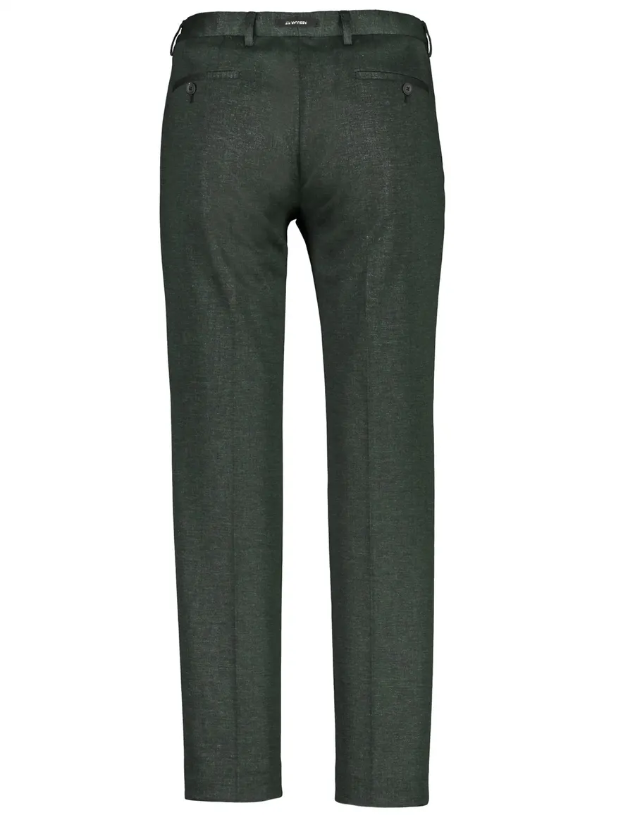 Roy Robson regular fit pantalon groen