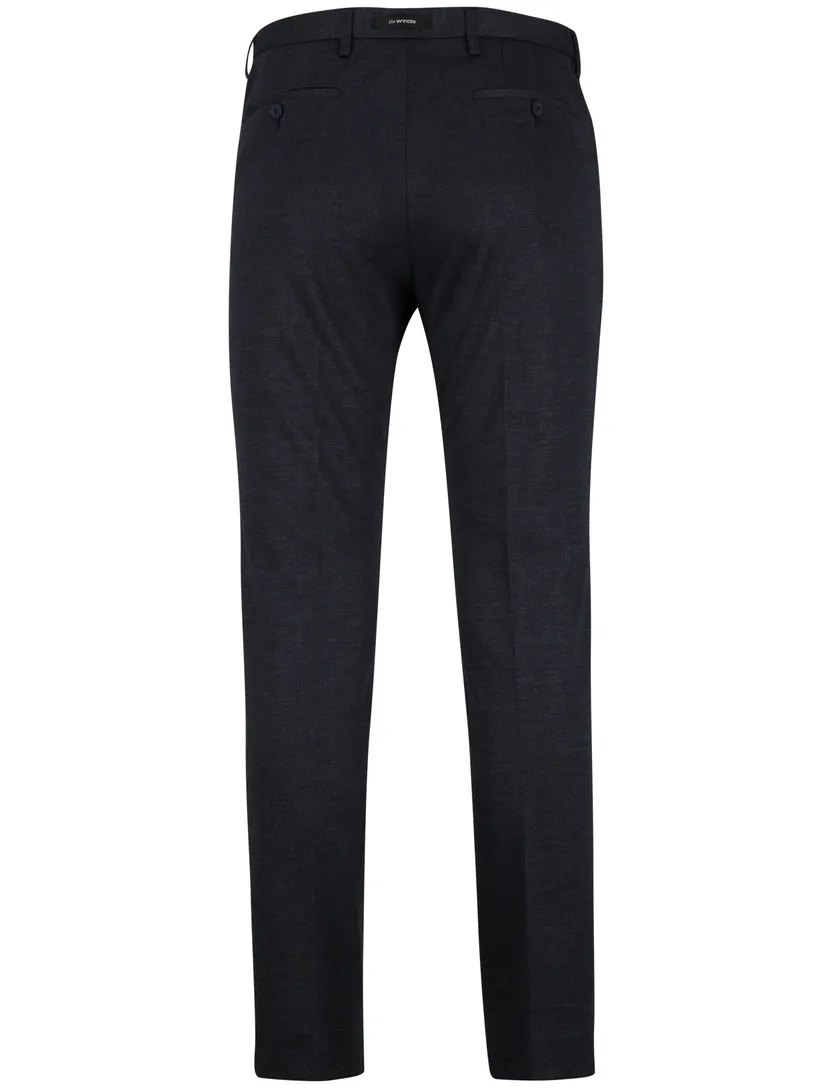 Roy Robson pantalon bandplooi normale fit katoen