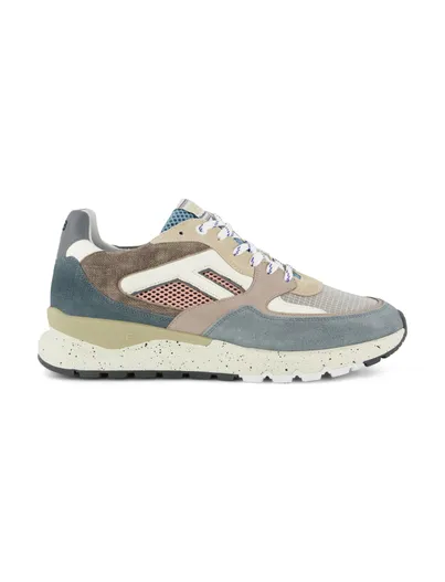 Floris van Bommel Floris van Bommel sneakers blauw leer