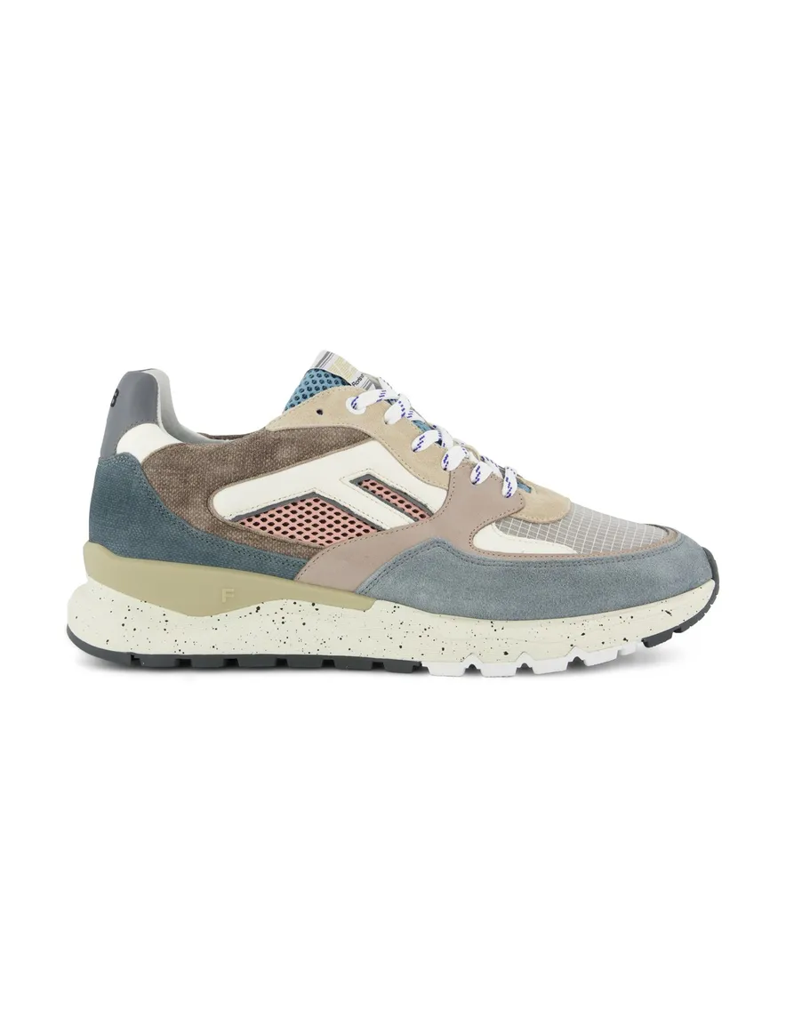 Floris van Bommel sneakers blauw leer