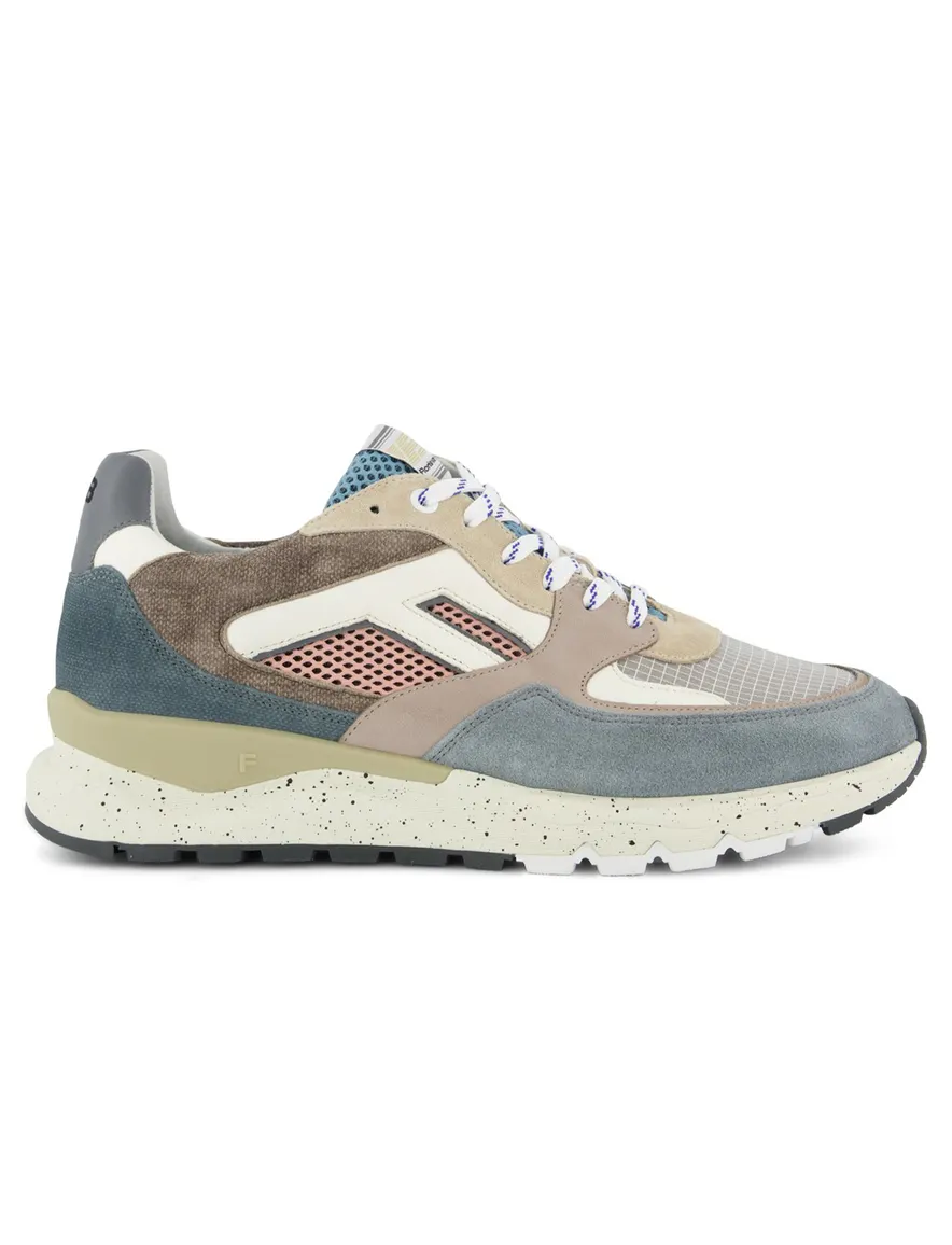 Floris van Bommel sneakers blauw leer