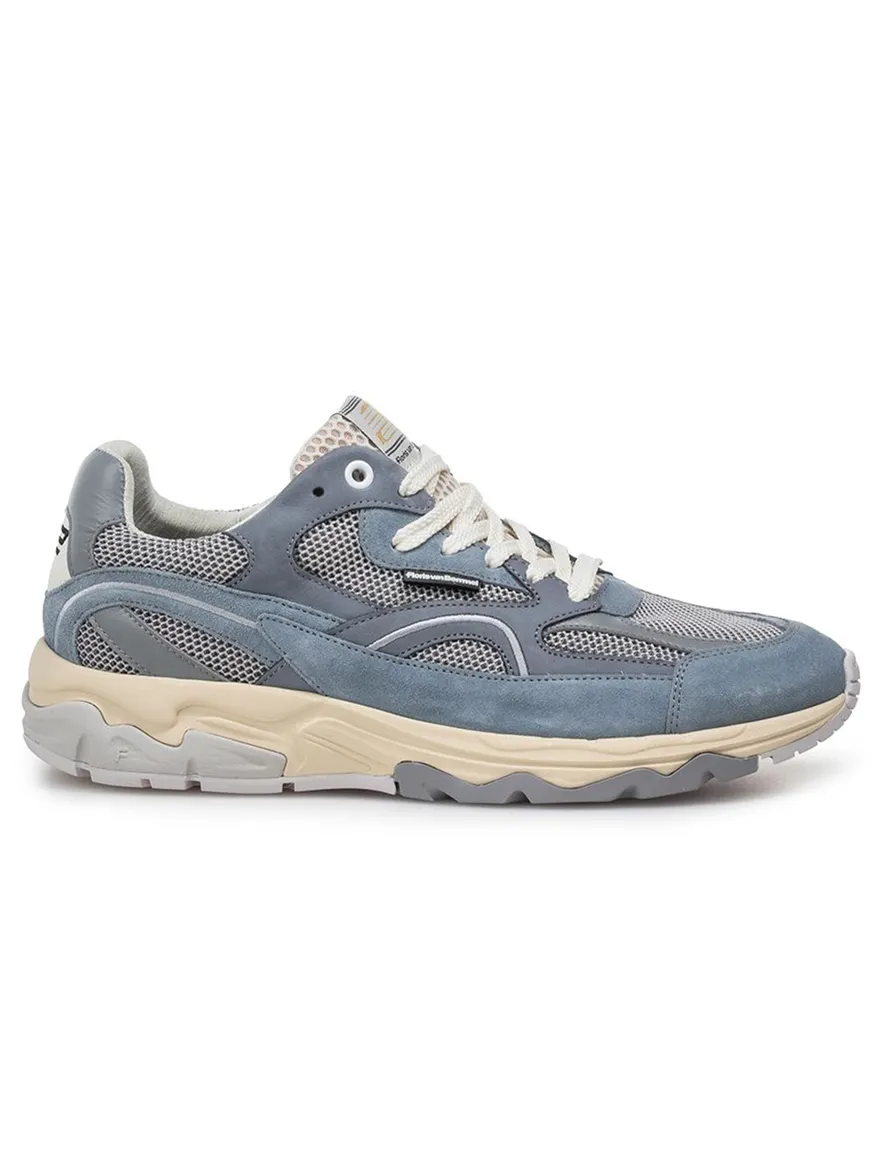 Van Bommel sneakers blauw suede