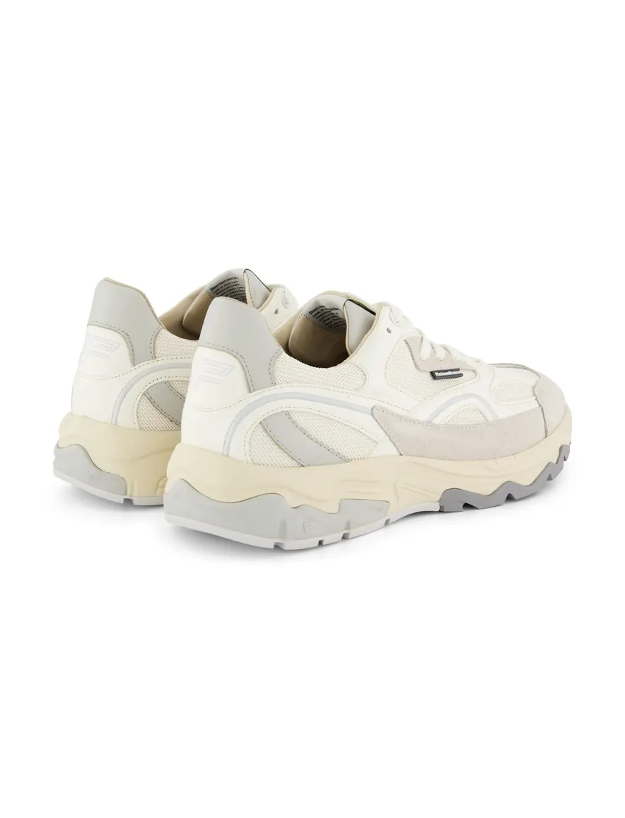 Floris van Bommel sneakers creme wit textiel