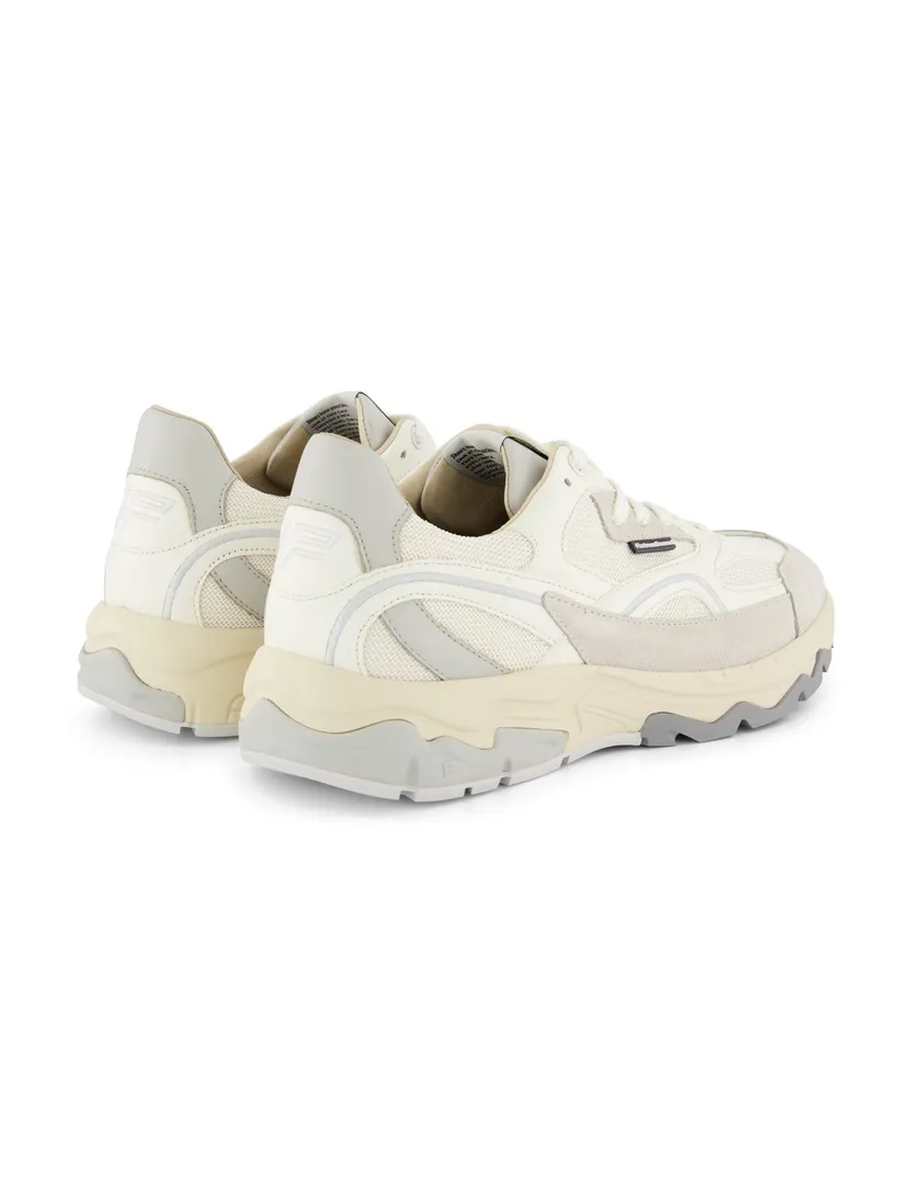 Witte sneaker Floris van Bommel ademend materiaal
