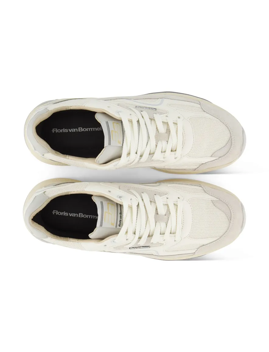 Floris van Bommel sneakers creme wit textiel