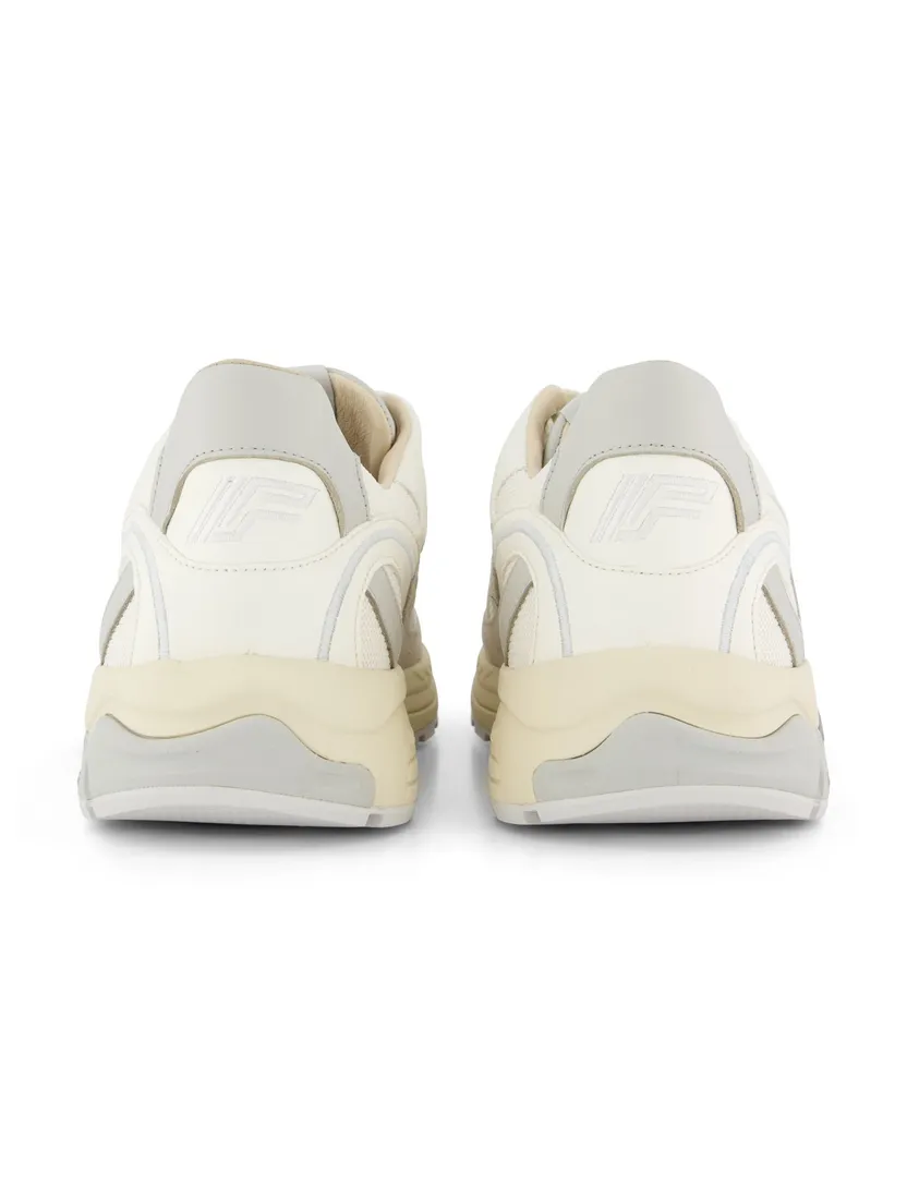 Witte sneaker Floris van Bommel ademend materiaal