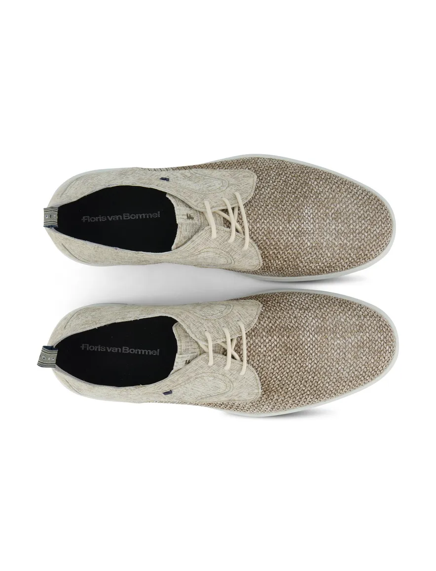 Floris van Bommel veterschoen beige