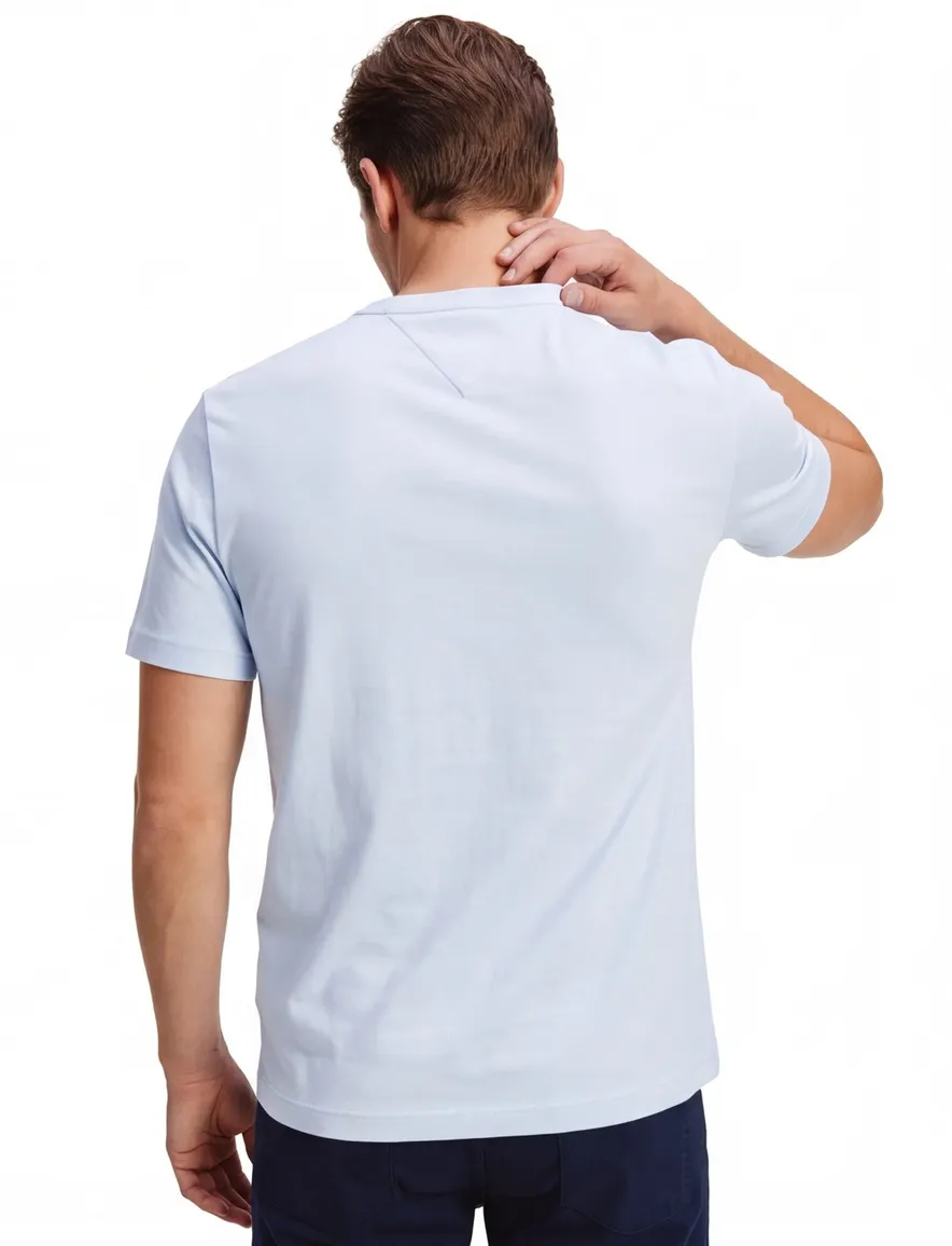 Tommy Hilfiger Big & Tall lichtblauw T-shirt korte mouw