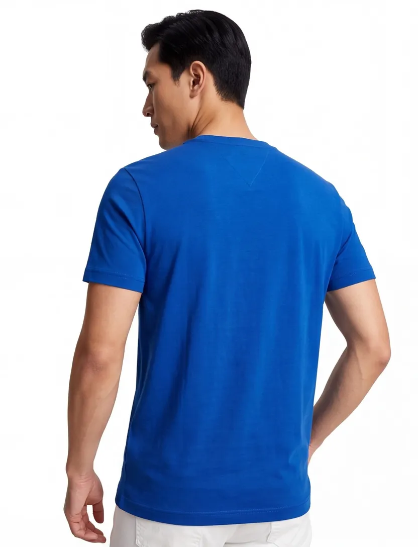 T-shirt Tommy Hilfiger Big & Tall korte mouw blauw