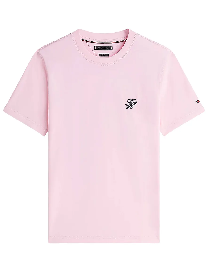 Tommy Hilfiger t-shirt roze Plus Size